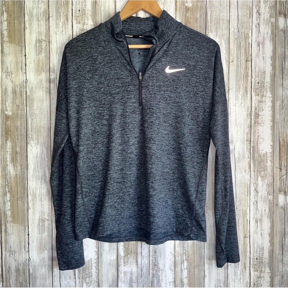 Nike Half Zip Heathered Jacket - Picture 2 of 7